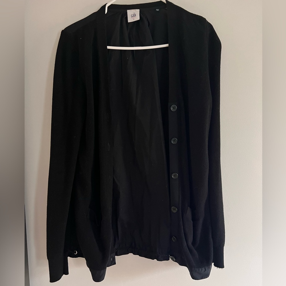 Black Knitted Cardigan